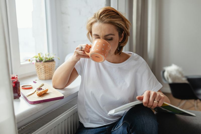 The First Sip of Coffee