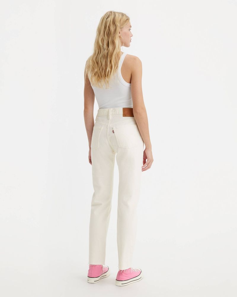 Levi's 501 Original Fit White Jeans