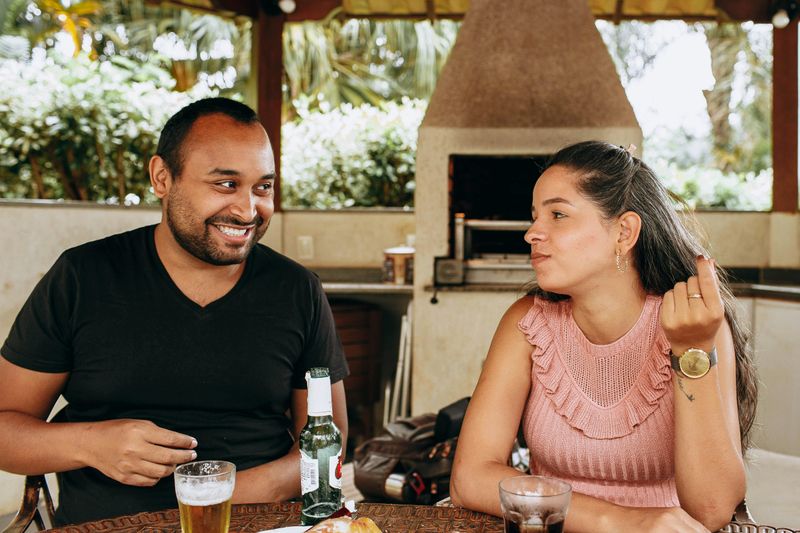 He Finds Small Excuses to Be Physically Close