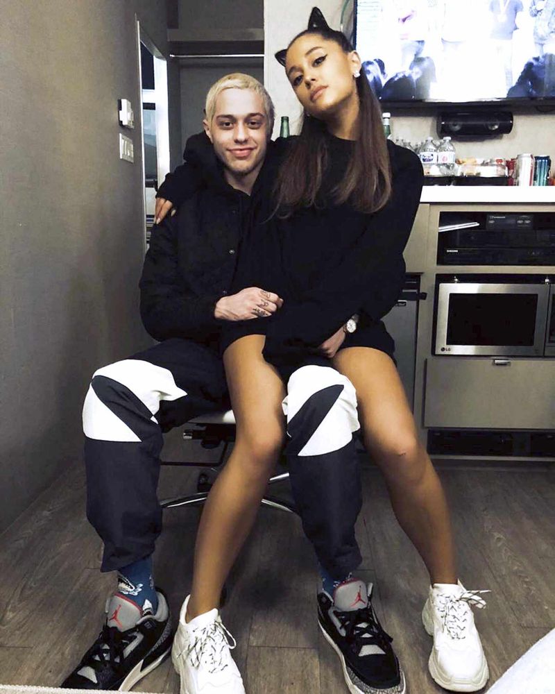 Ariana Grande and Pete Davidson