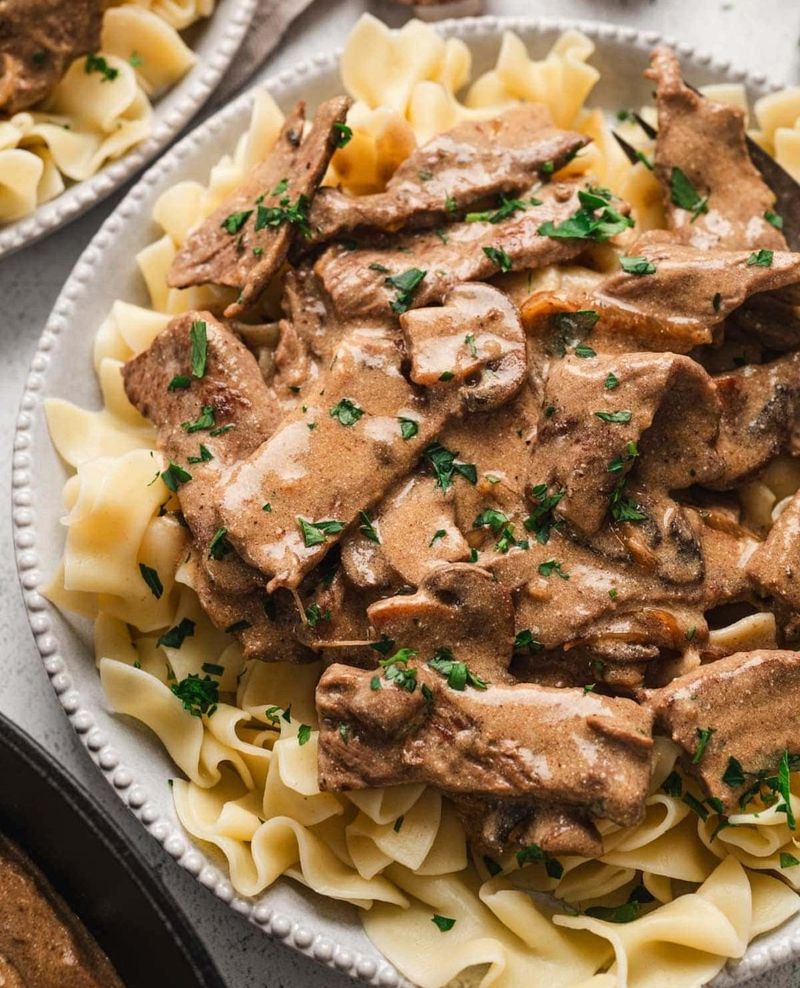 Beef Stroganoff