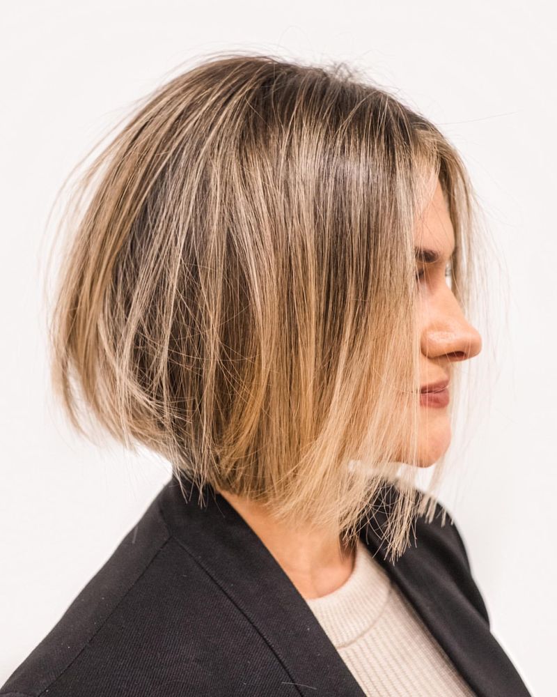 Blunt Cut with Subtle Layers