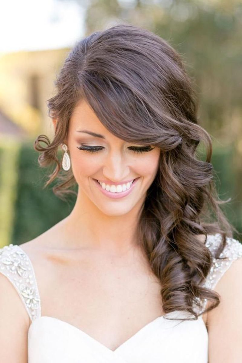 Side-Swept Curls