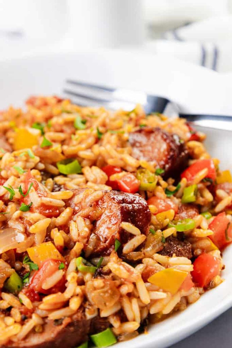 One-Pot Sausage and Rice