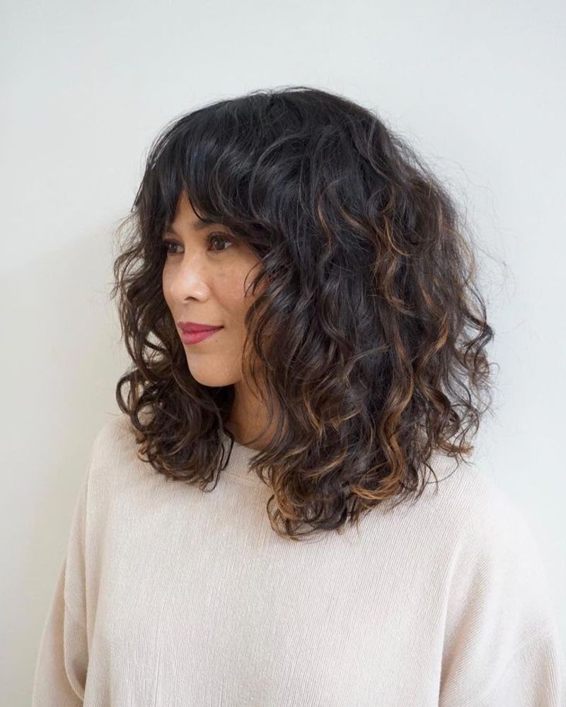 Curly Lob (Long Bob)
