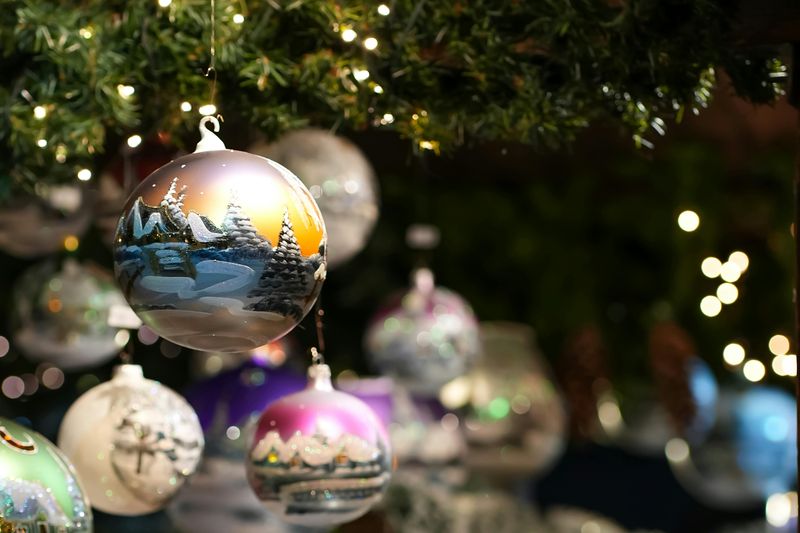 Shiny Brite glass ornaments