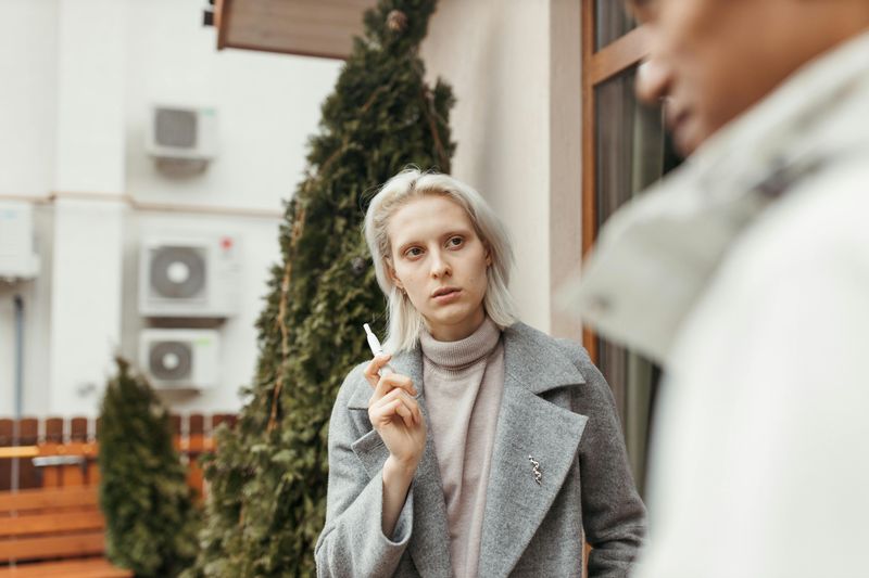 Never Smiling or Making Eye Contact