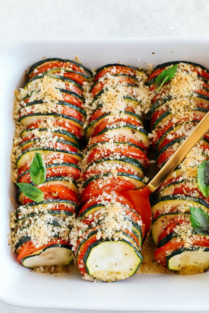 Zucchini and Tomato Gratin