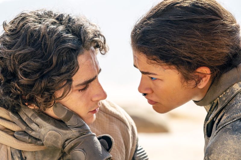 Timothée Chalamet and Zendaya — Dune films