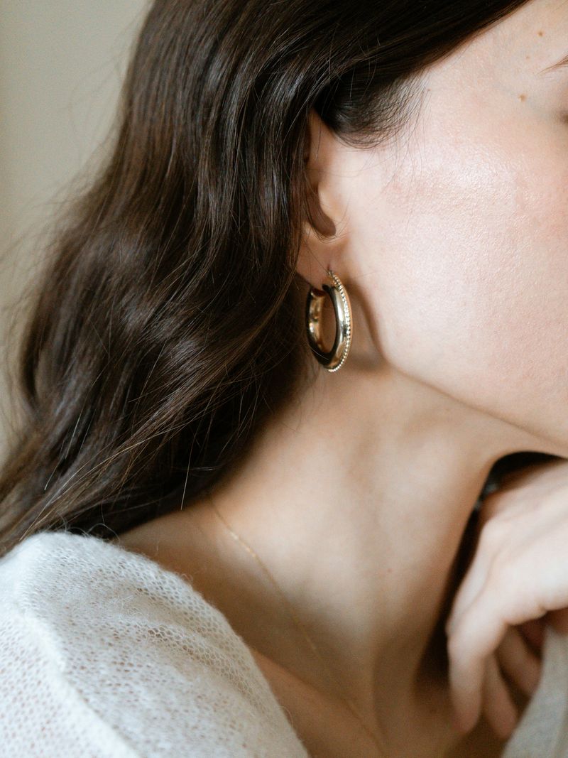 Minimalist Gold or Silver Hoops