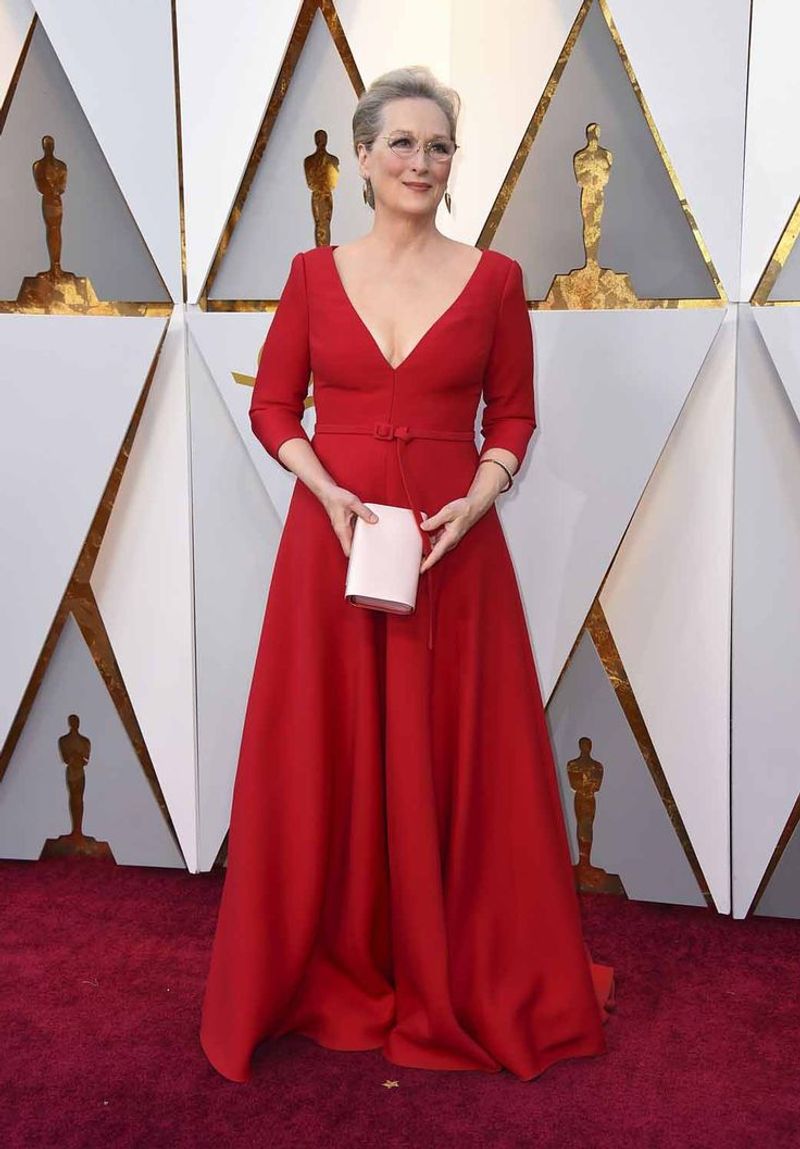 Meryl Streep at the 2018 Oscars