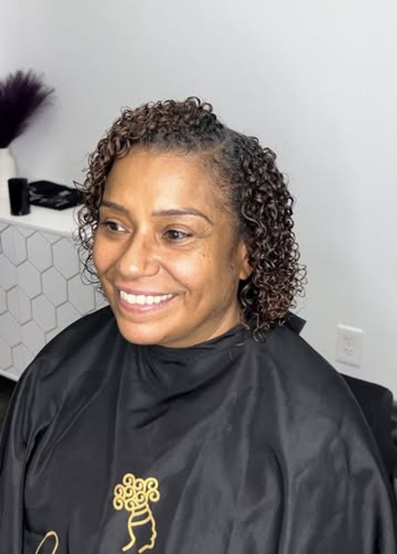Wash-and-Go with Defined Curls