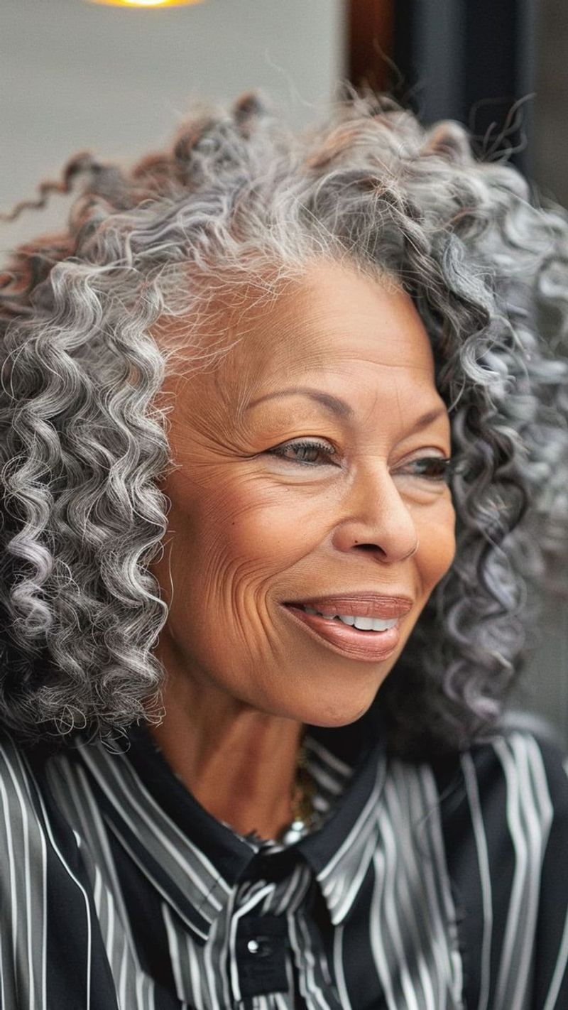 Chic Side-Swept Curls
