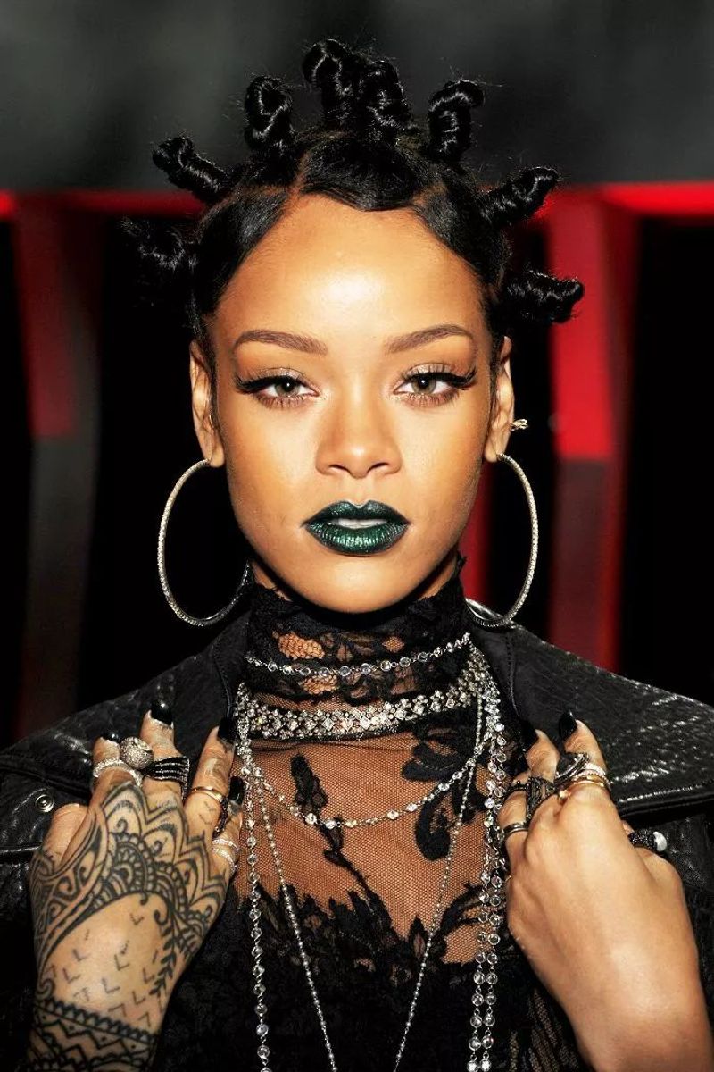 Bantu Knot Updo