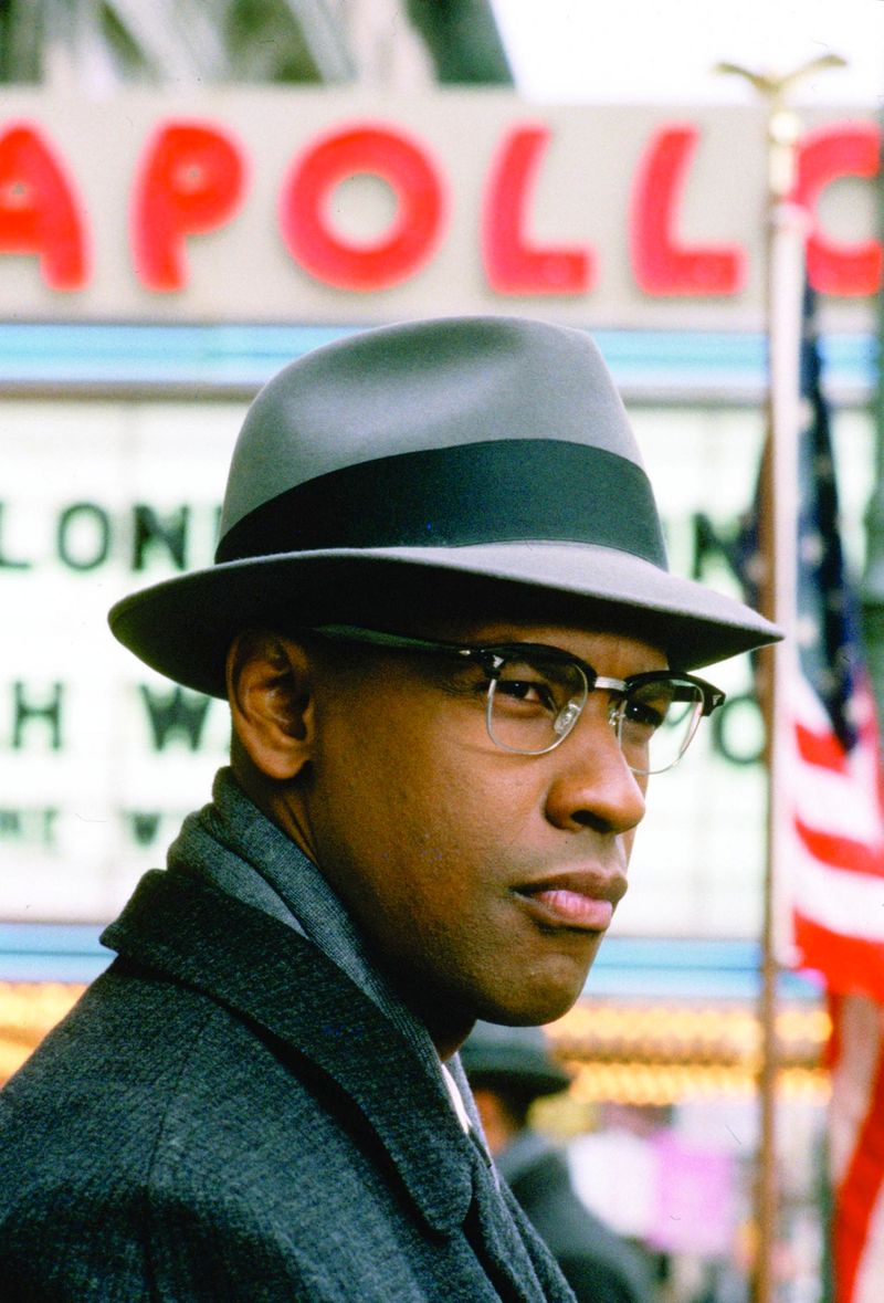 Denzel Washington as Malcolm X