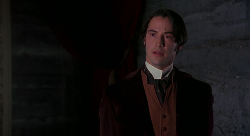 Keanu Reeves as Jonathan Harker in Bram Stoker’s Dracula