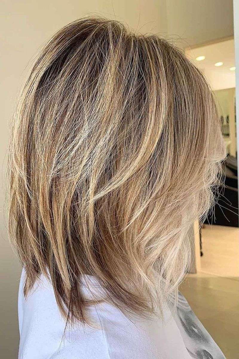 Layered Bob with Highlights
