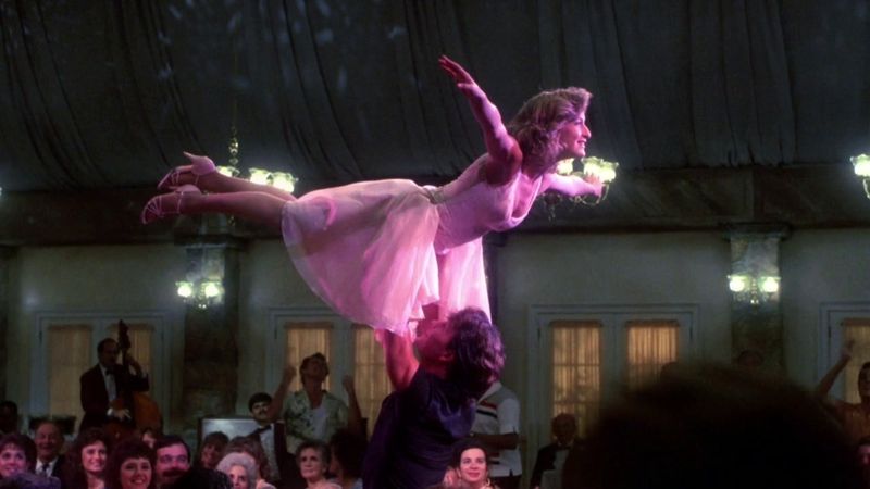 Baby's Pink Final Dance Dress in 'Dirty Dancing' (1987)