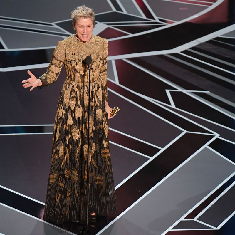 Frances McDormand's Inclusion Rider Moment (2018)
