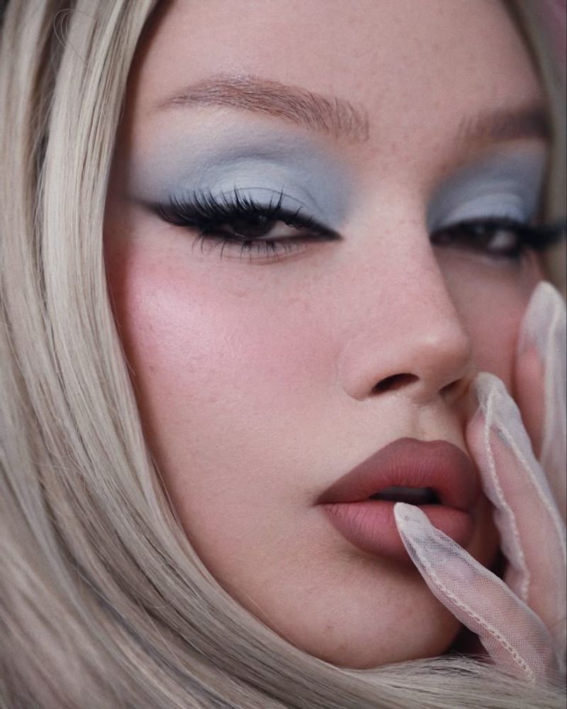 Bright Blue Eyeshadow