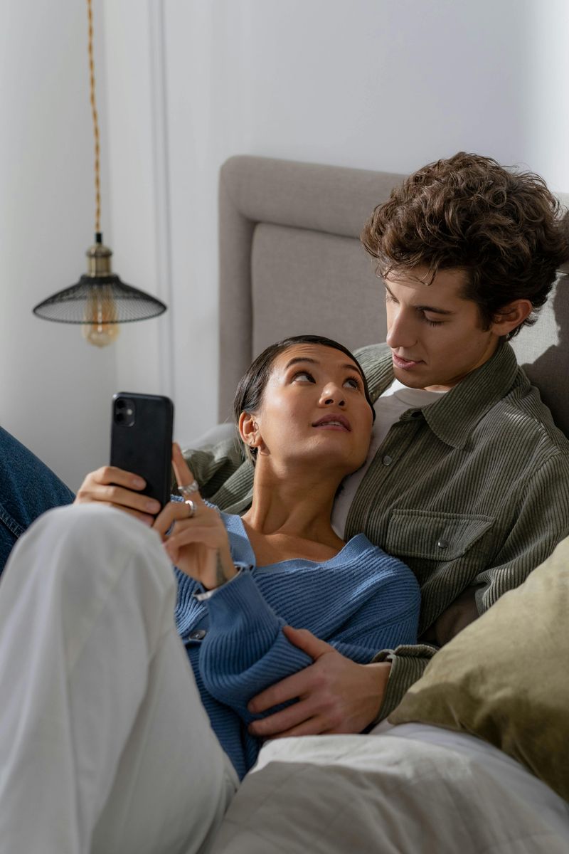 He’s weirdly secretive about you on social media.