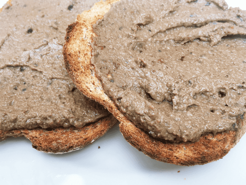 Liver Pâté Frosted Sandwiches