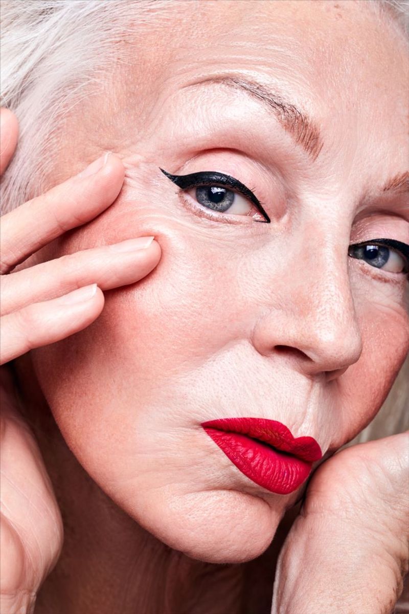 Ignoring Lip Liner or Using Dark Shades