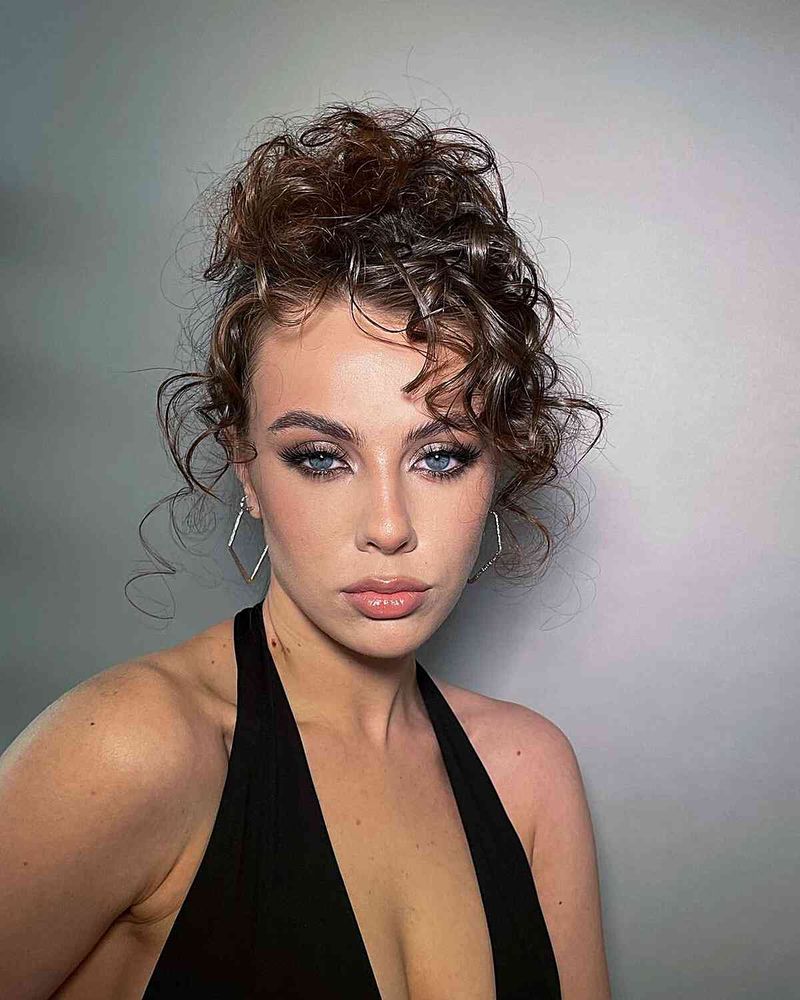 Disco Curls Updo