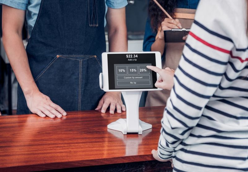 Retail Stores Adding Tip Screens