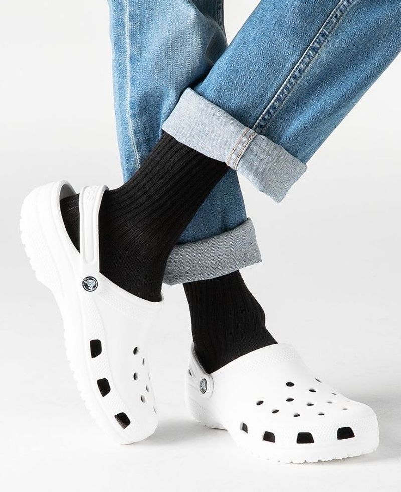 Crocs with Socks