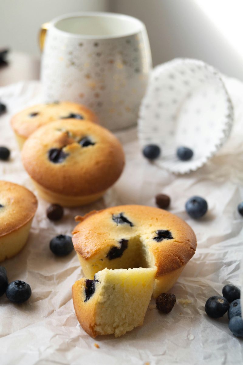 Low-Carb Blueberry Muffins
