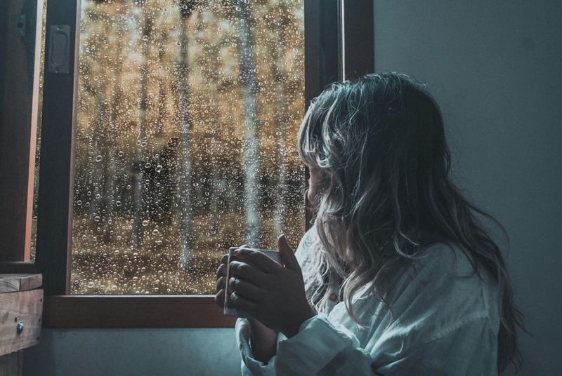 The Sound of Rainfall While Indoors