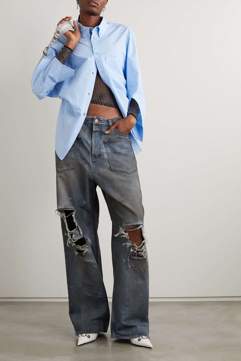 Overly Distressed Jeans