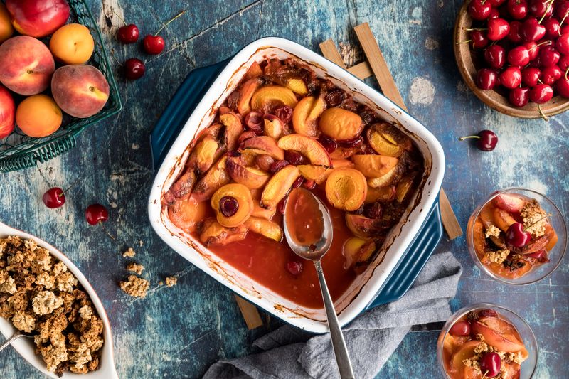Old-Fashioned Peach Cobbler