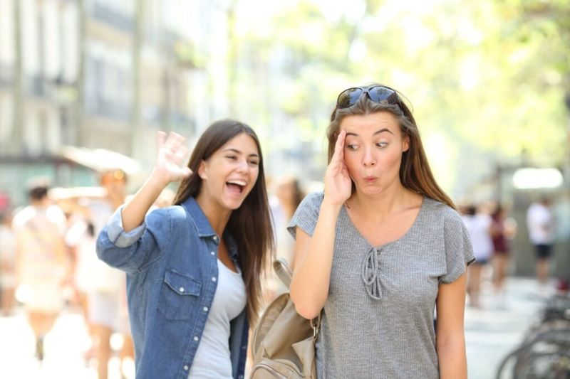 They Avoid Eye Contact or Smile Rarely