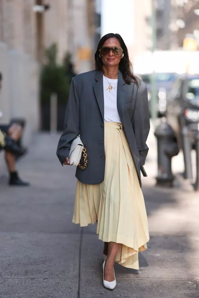 Pale Yellow and Light Gray