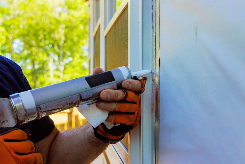 Replace Cracked Caulking Around Windows