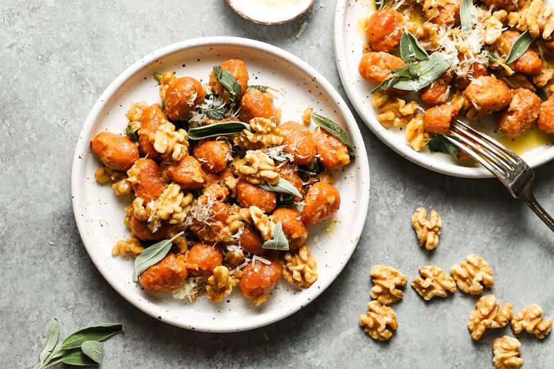 Brown Butter Gnocchi with Sage and Walnuts