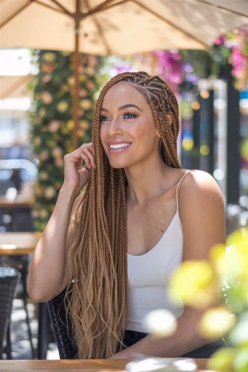 Ombre Box Braids