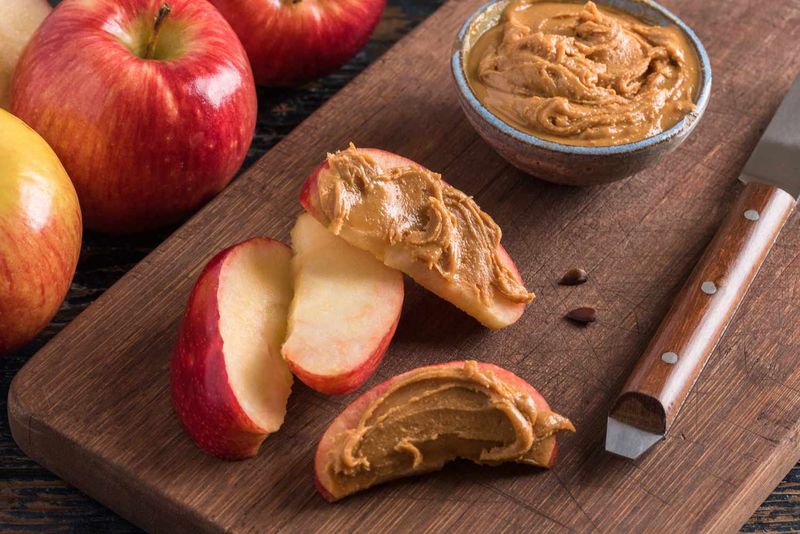 Apple Slices with Almond Butter
