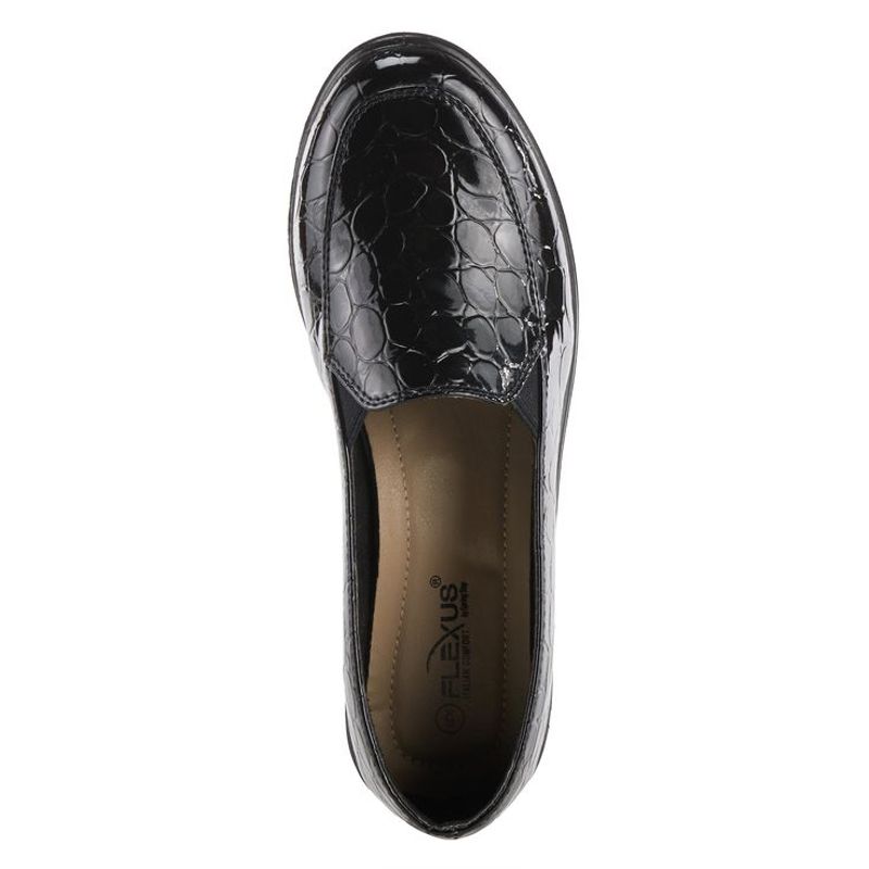 Faux Croc-Print Shoes