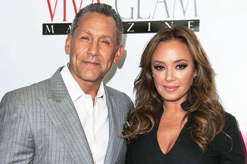 Leah Remini and Angelo Pagan