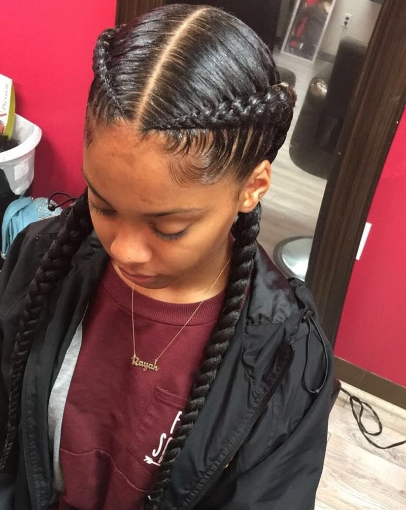 Sleek Boxer Braids