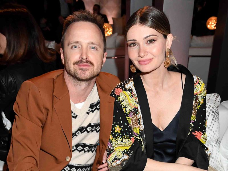 Aaron Paul & Lauren Parsekian