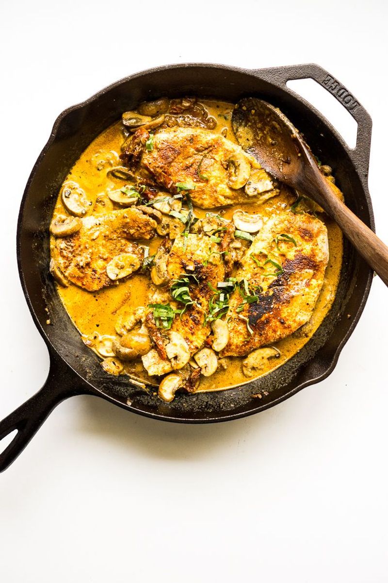 Creamy Balsamic Chicken Skillet