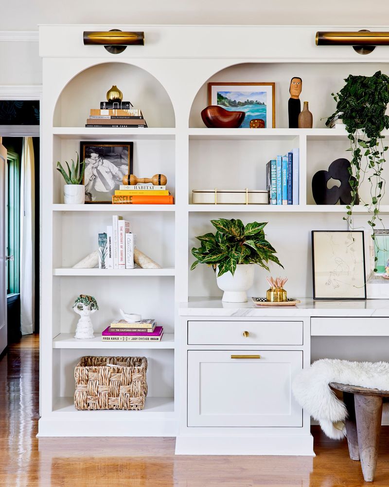Overflowing Open Shelves