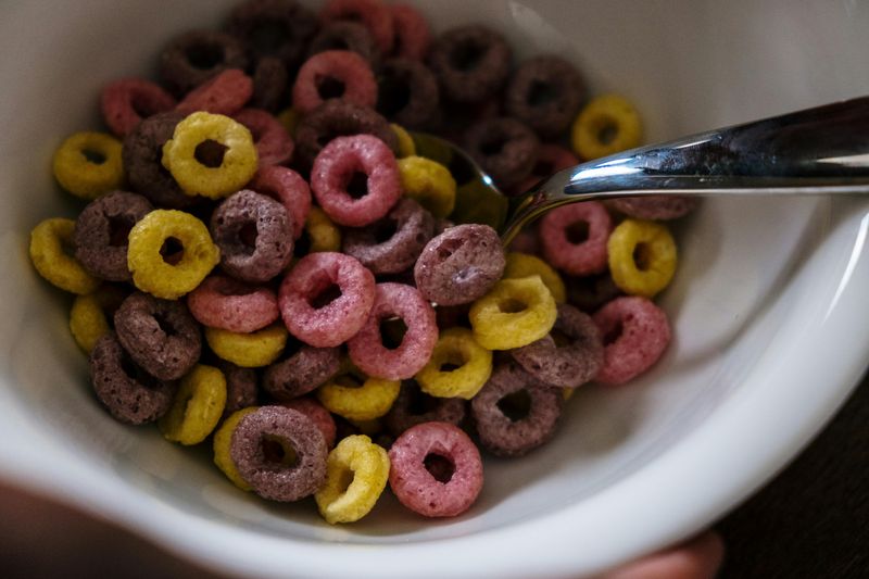 Artificially Colored Cereal (with Banned Dyes)