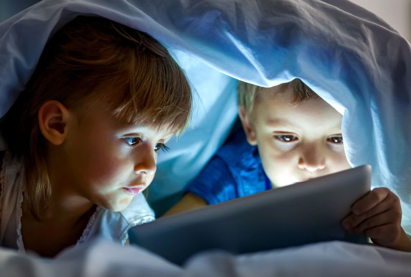 Limit Screens at Least One Hour Before Bed