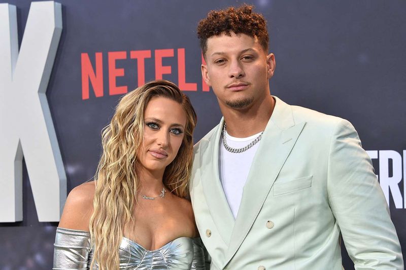 Patrick Mahomes and Brittany Mahomes