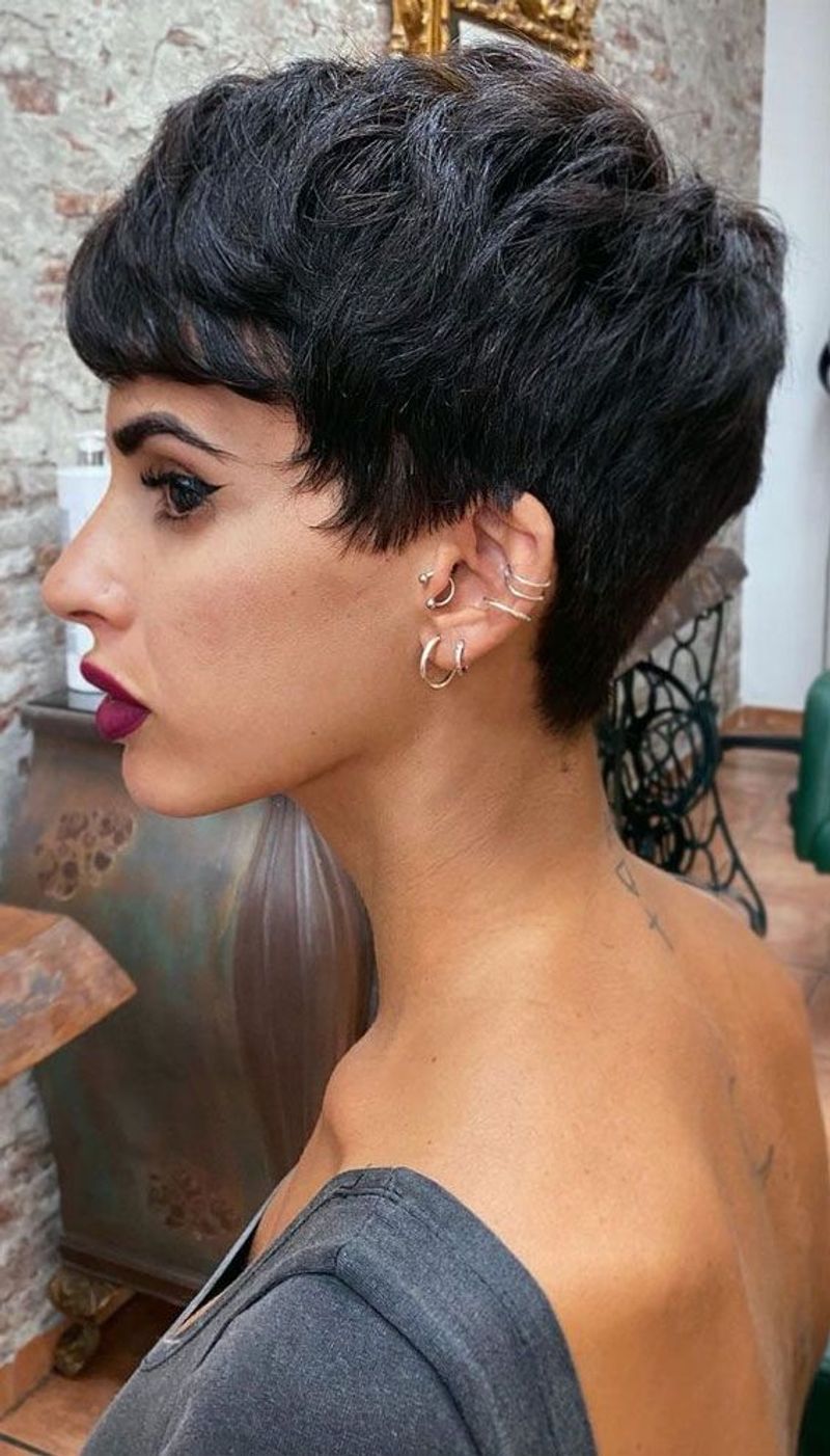 Textured Pixie Cut
